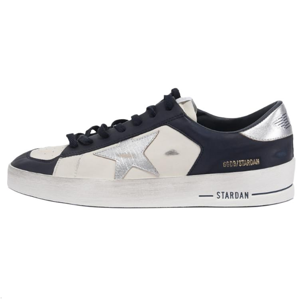 

Golden Goose Кроссовки Stardan 'Optic White Navy Silver'