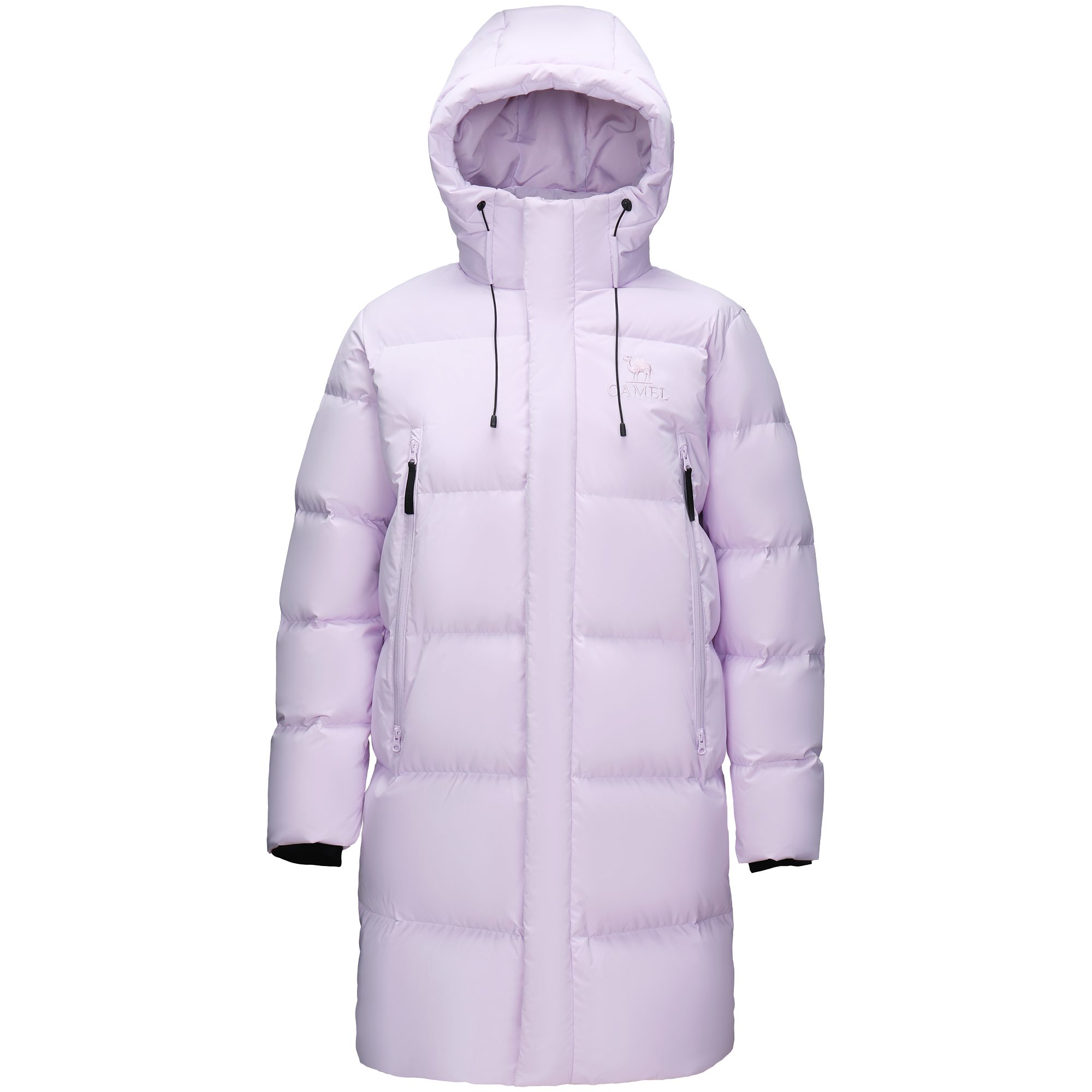 

Пуховик Unisex с капюшоном утепленный Puffer Jacket CAMEL, синий sonic фиолетовый