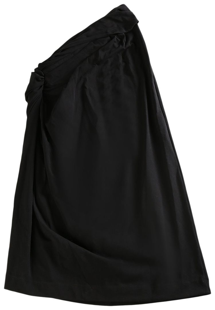 

Юбка Dries Van Noten Knotted Jersey Skirt 'Black', черный