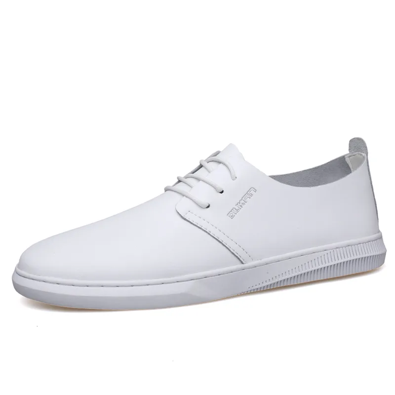 DILIKAN Мужские повседневные туфли low top черно-белые — фото 4
