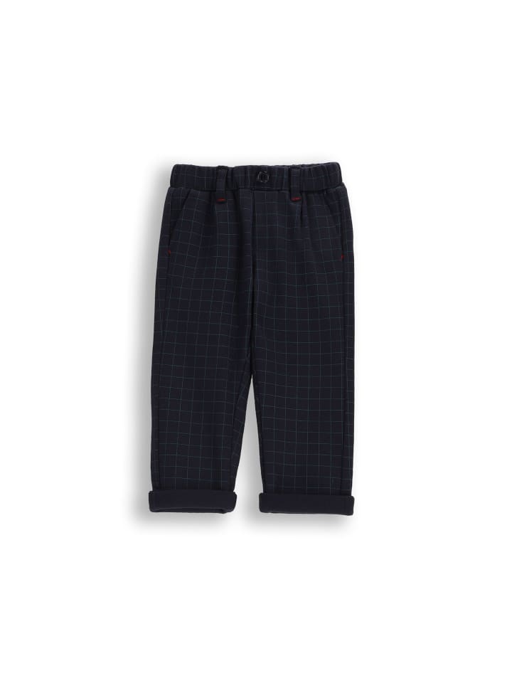 

Coccodrillo Элегантные клетчатые брюки темно-синего цвета