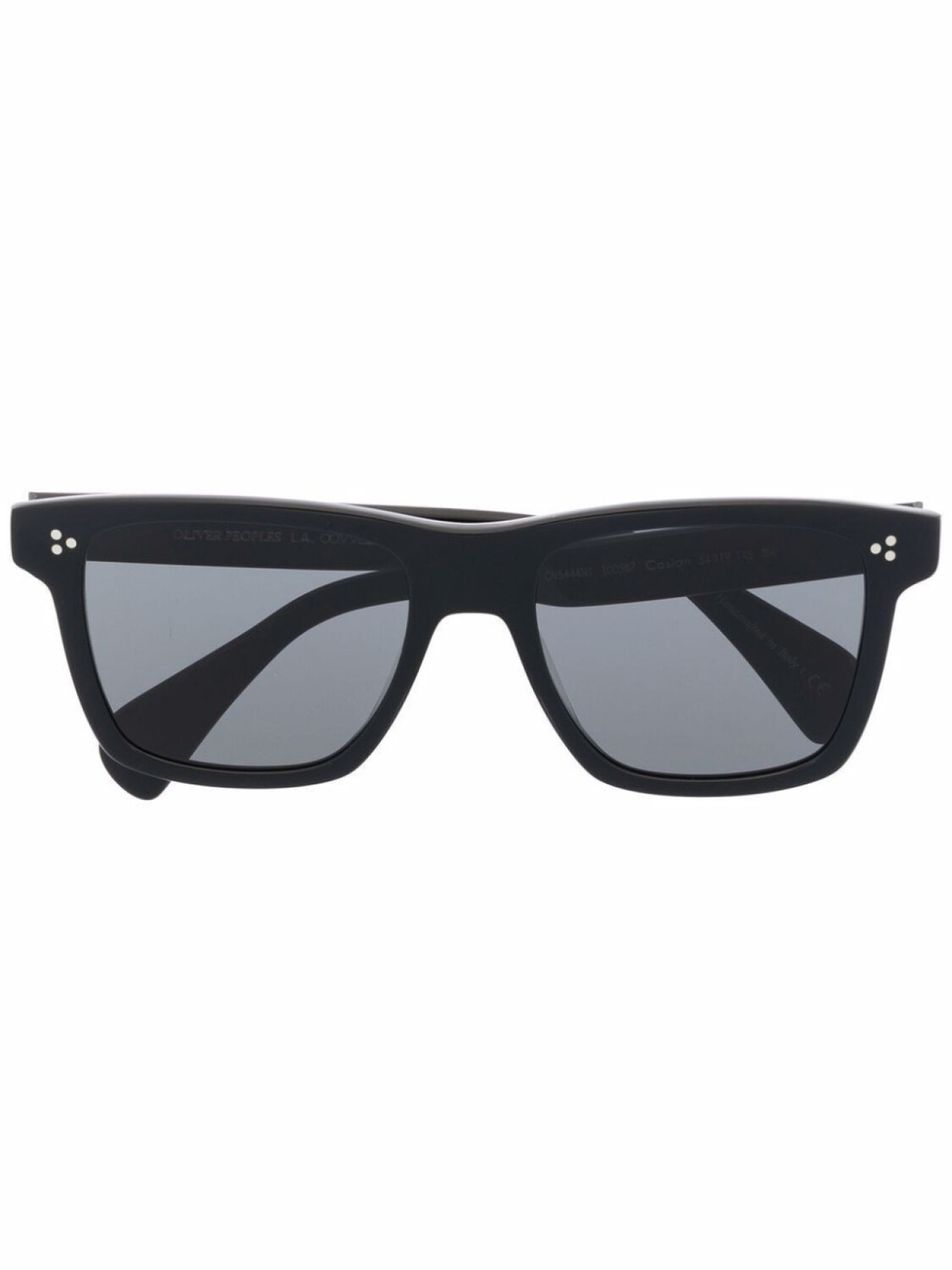

Солнцезащитные очки в прямоугольной оправе Oliver Peoples, черный