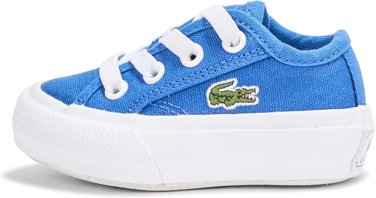 Кроссовки для младенцев Lacoste Baby-Boys Backcourt, Blue/White — фото 2