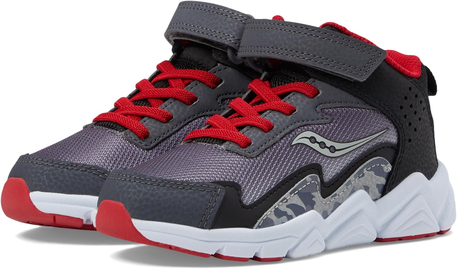 

Кроссовки Flash A/C Mid Saucony Kids, цвет Grey/Red