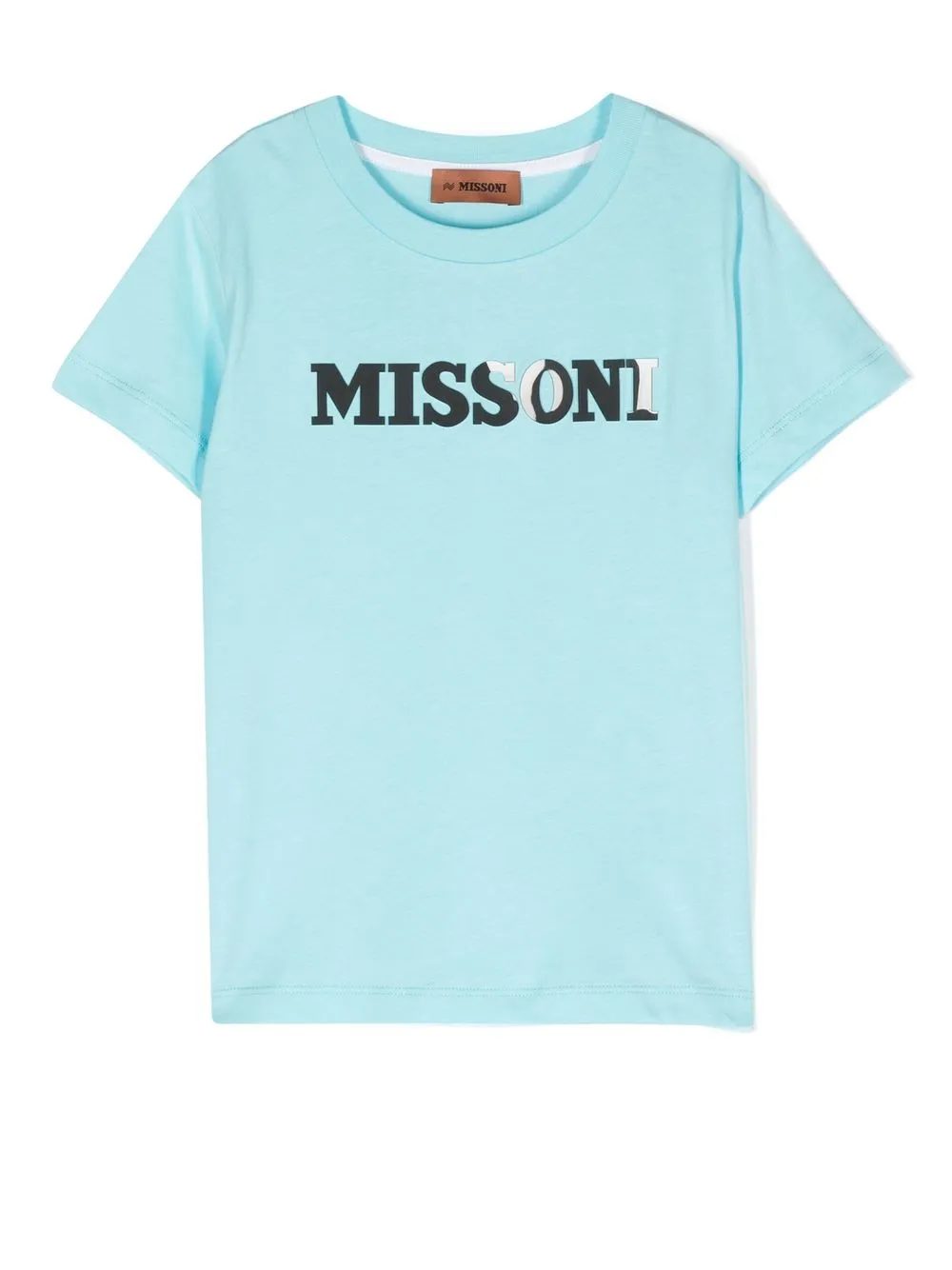 

Футболка с логотипом Missoni Kids, синий