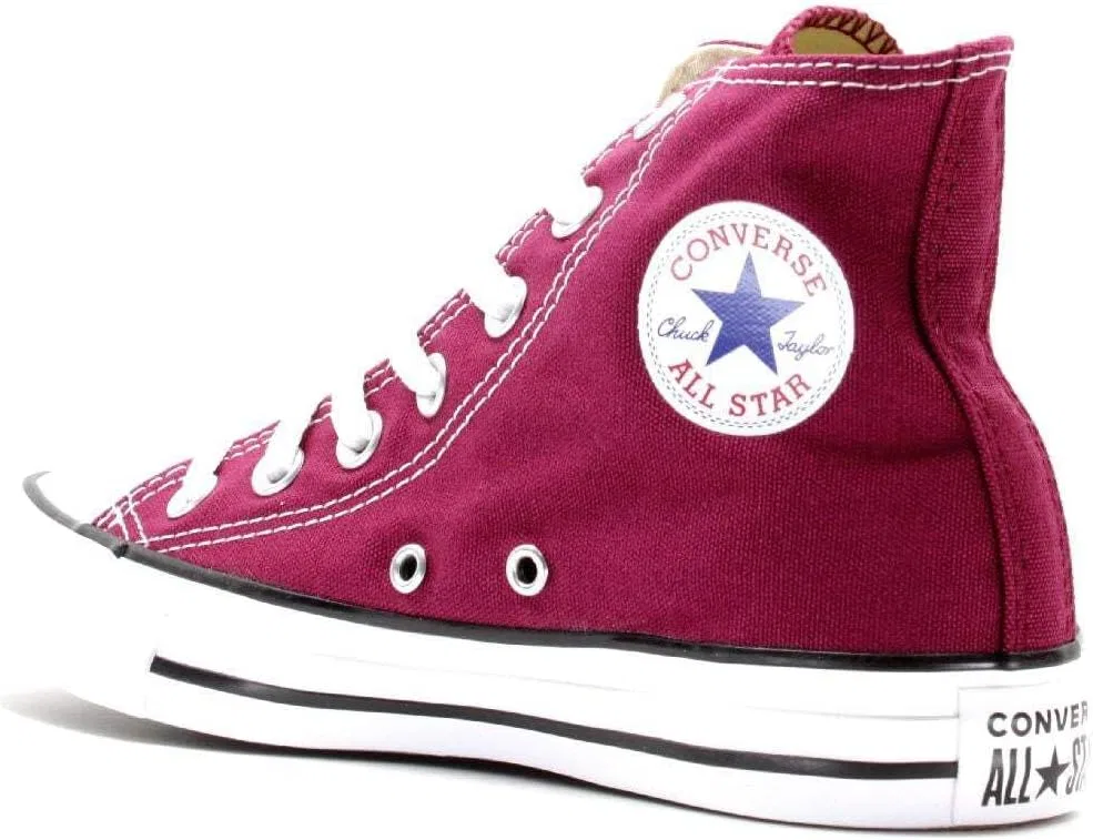 Женские высокие кроссовки Converse All Star '70s, Red Wine Red — фото 3