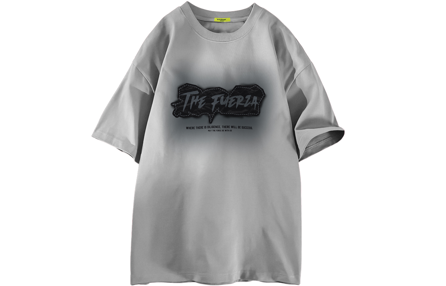 

Футболка унисекс FUERZA, светло-серый