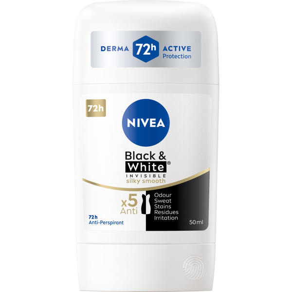 

Антиперспирант-карандаш, 50 мл Nivea Black&White silky smooth