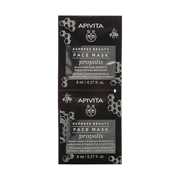

Балансирующая маска для лица Express Beauty Mascarilla Propóleo Apivita, 8 ml