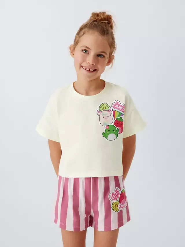 Детский пижамный комплект Squishmallows, розовый Brand Threads