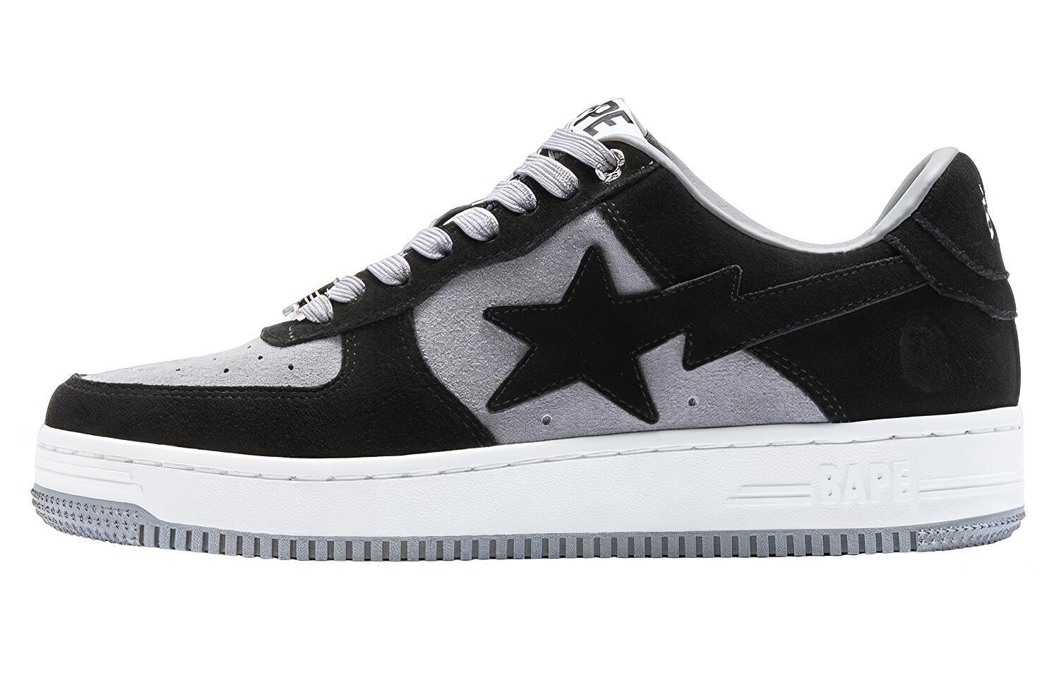 

Кроссовки BAPE A BATHING APE Bape Sta Suede Black 2022, Черный, Кроссовки BAPE A BATHING APE Bape Sta Suede Black 2022