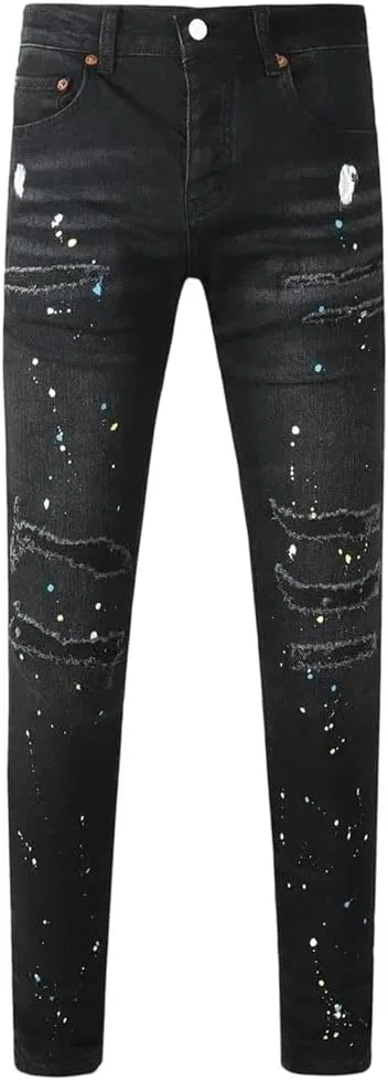 Джинсы с потертостями Men's, 9121
