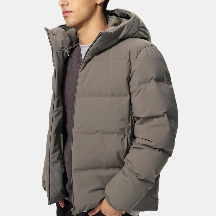 Пуховая куртка Seamless Down Collection для мужчин Uniqlo, chestnut — фото 3