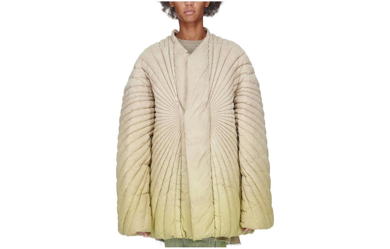 

Пуховик мужской бежевый Rick Owens, бежевый