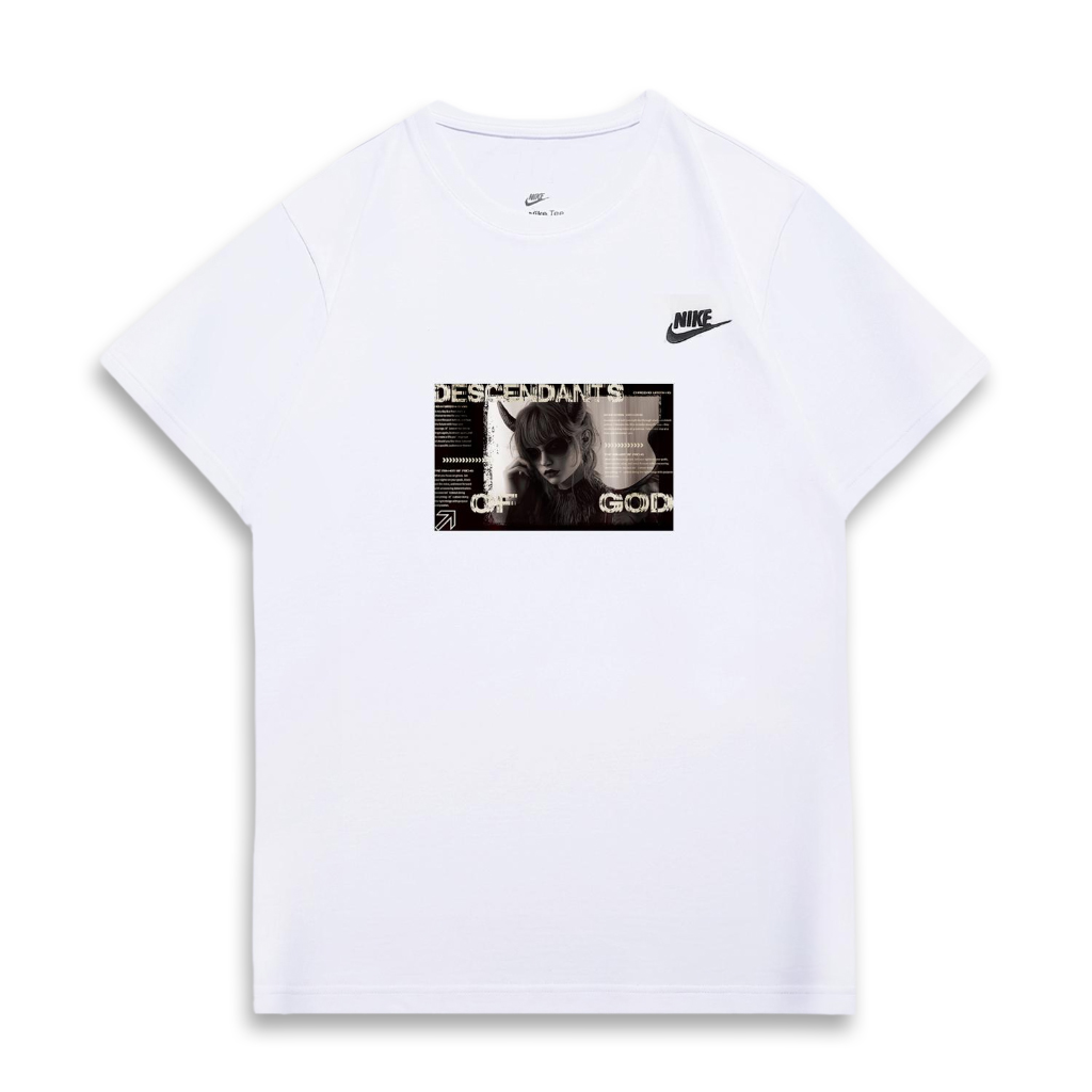 

Nike Футболка унисекс белая, Белый, Nike Футболка унисекс белая