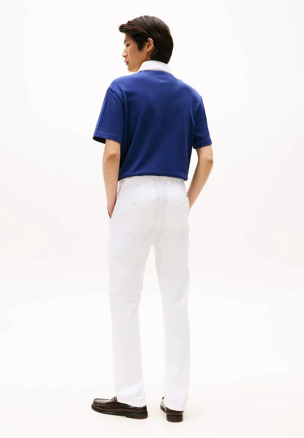 Брюки-Чиносы прямого кроя из саржи denton Tommy Hilfiger, Th Optic White — фото 4