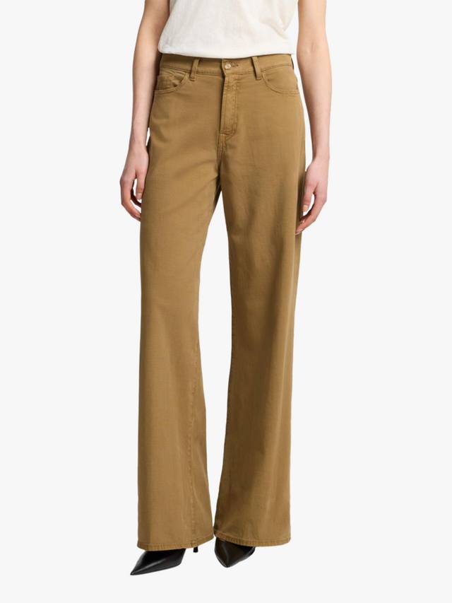 

Джинсы Lotta с широкими штанинами 7 For All Mankind, Twill Sand Storm