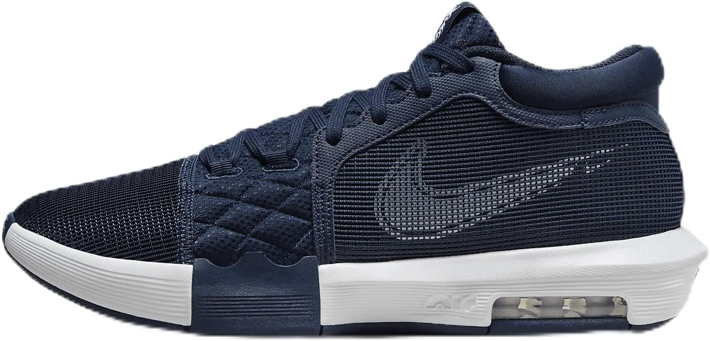 Мужские баскетбольные кроссовки Nike Lebron Witness VIII, темно-синий/белый