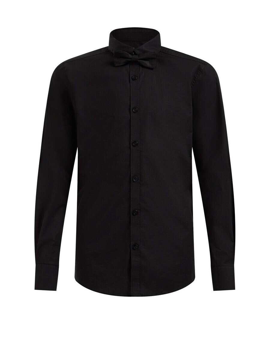 

Рубашка WE Fashion Regular fit Button Up, черный