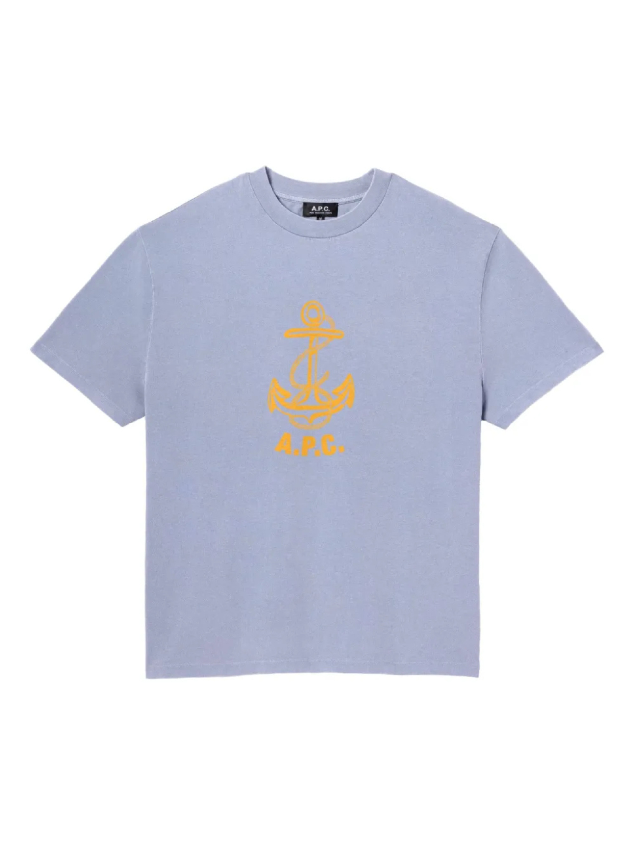 

A.P.C. футболка с логотипом, синий