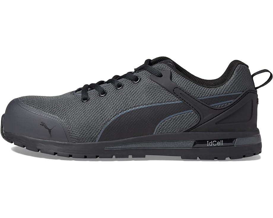 Кроссовки PUMA Safety Levity Knit Low ASTM EH, цвет Grey/Black — фото 4