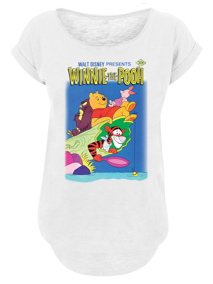 

Длинная футболка Винни-Пух белого цвета F4NT4STIC, Белый, Длинная футболка Винни-Пух белого цвета F4NT4STIC