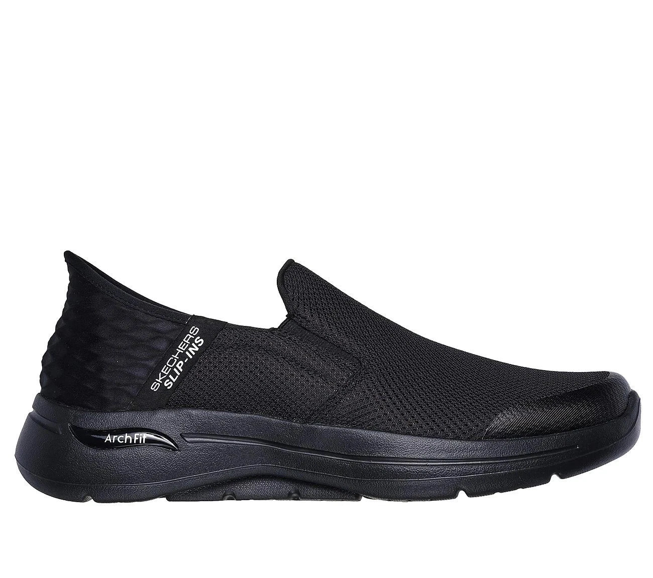 Кроссовки Skechers GO Walk Arch Fit, мужские, черные, без рук, GAL1612 Skechers, черный — фото 2