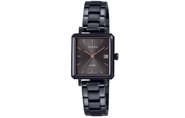 

CASIO Часы Women's SHEEN Black Watch, Black Dial