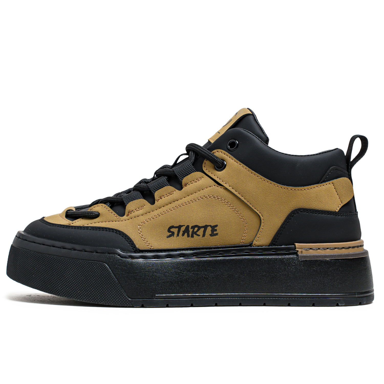 

Grumpy ram Антискользящие износостойкие низкие скейтерские кроссовки мужские - черные, цвет Black