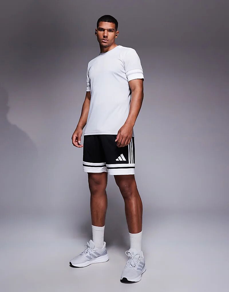 Шорты adidas Football Squadra25 черного и белого цветов Adidas Performance — фото 3
