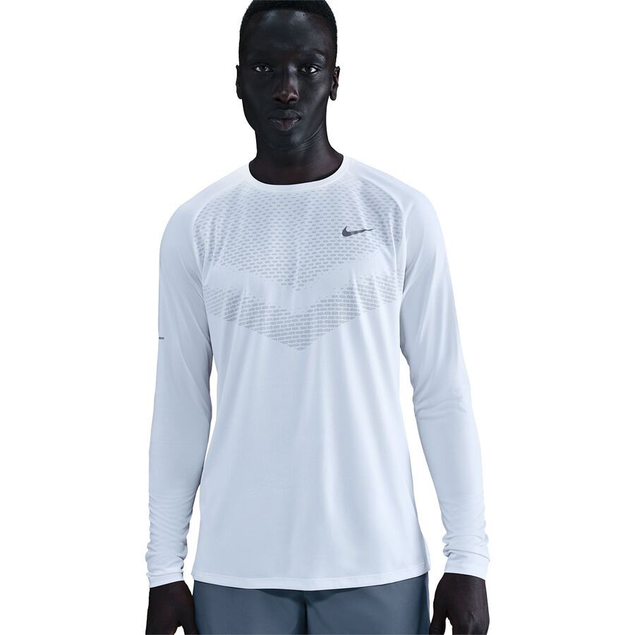 

Лонгслив Nike Dri-FIT ADV Stride Nike, White/Reflective Silv