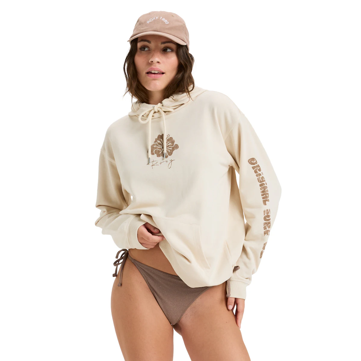 

Женская толстовка Roxy Surf Stoked, натуральный