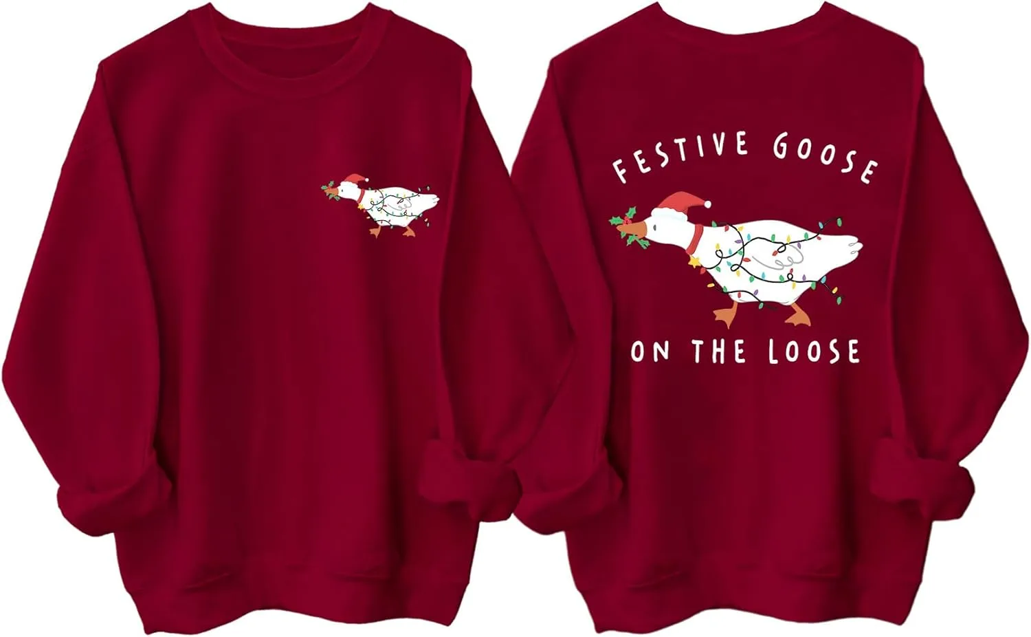 

Свитшот с гусем на свободе, мужской и женский