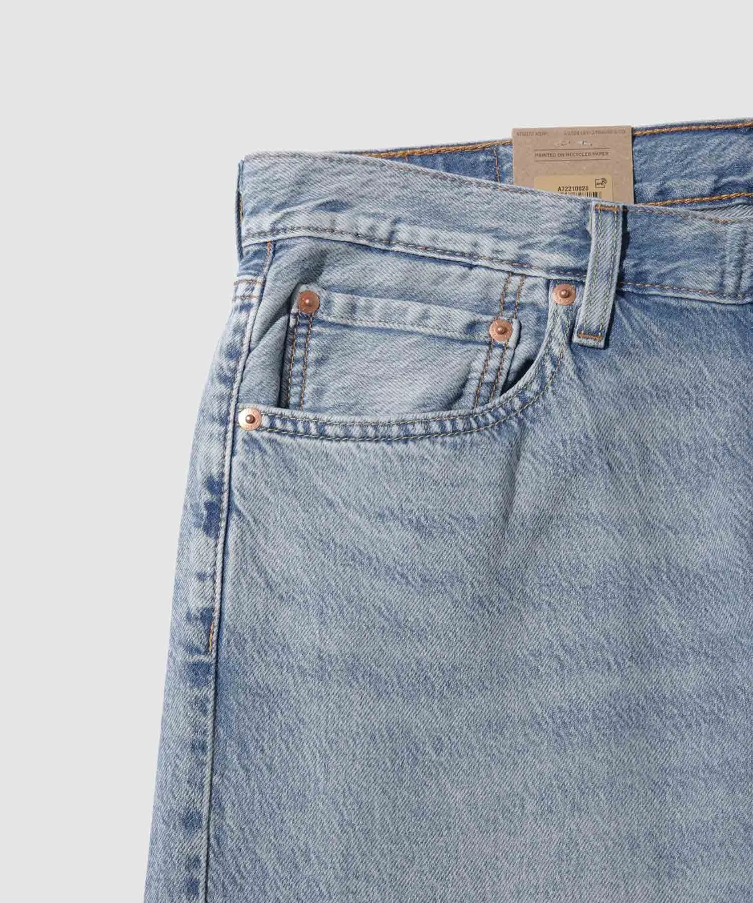 [Levi's] 565 Свободные прямые мужские джинсы — фото 4
