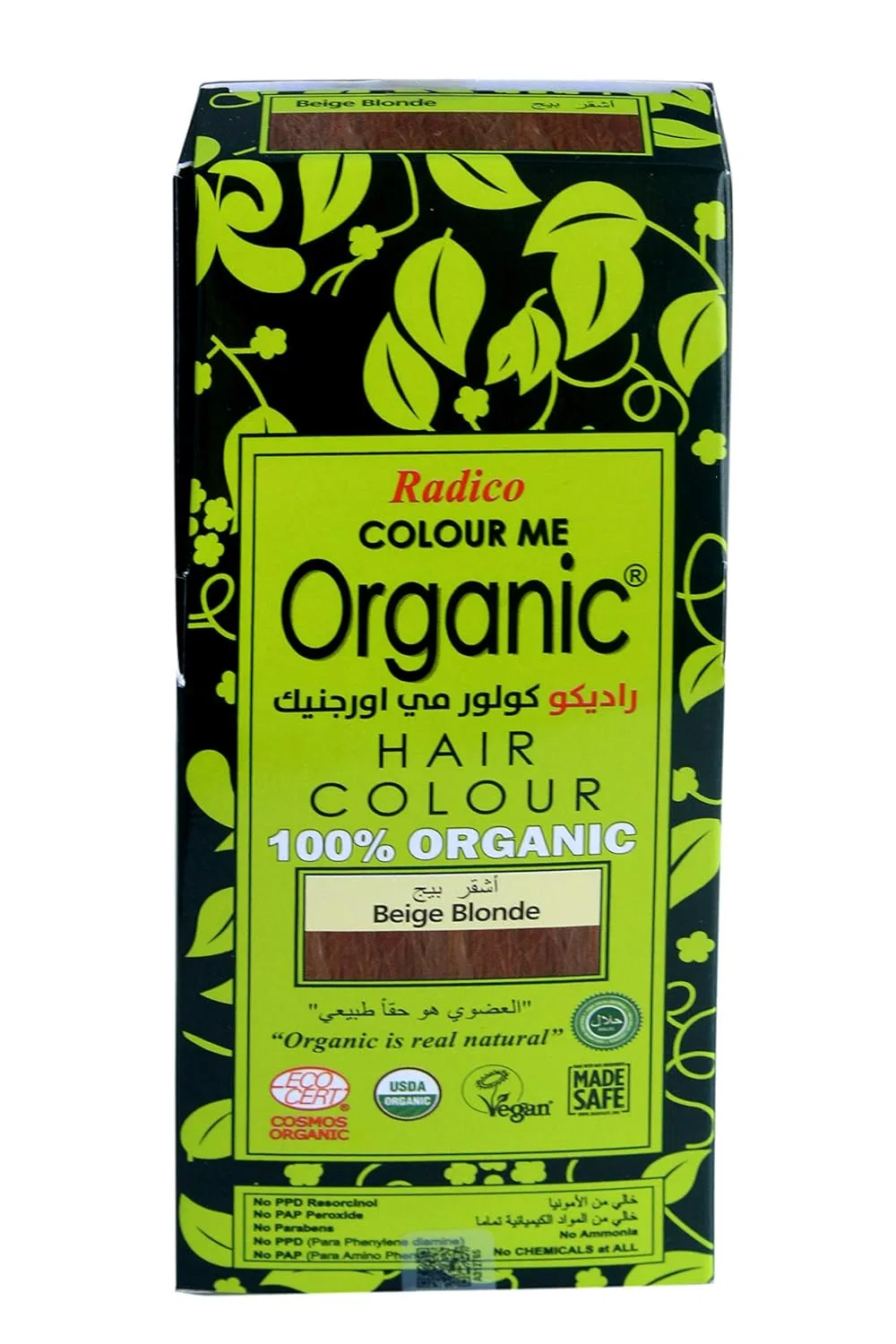 Растительная краска для волос «Colour Me Organic» (бежевый блонд) от Radico Radico