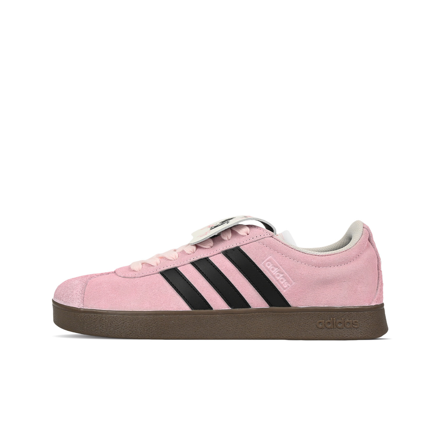 

Кроссовки adidas neo Vl Court Skateboarding Shoes Unisex Low-top Pink/Black, цвет Lotus Color