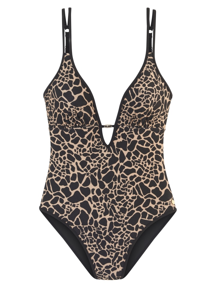 

LASCANA Черно-золотой купальник