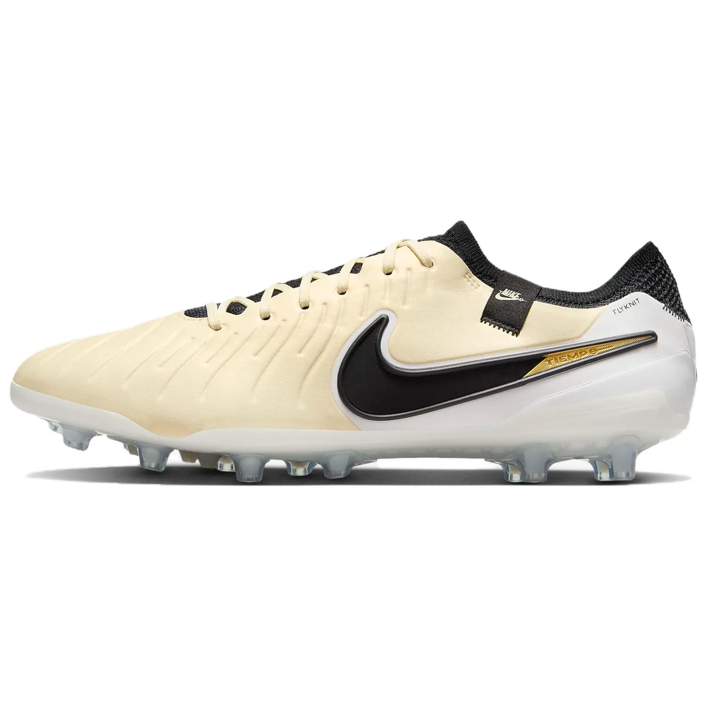 

Nike Tiempo Legend 10 Футбольные бутсы унисекс, Lemonade/Metallic Gold Coin/Black