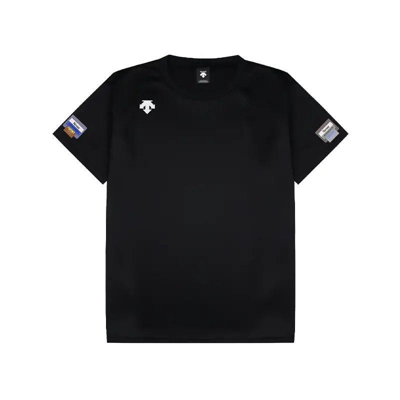 

DESCENTE Футболка унисекс черная, Черный, DESCENTE Футболка унисекс черная