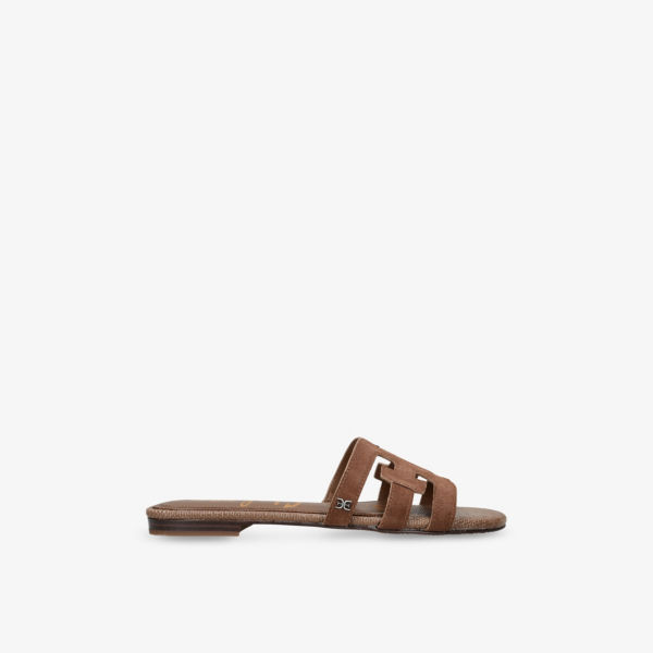 Сандалии Sam Edelman замшевые, коричневый