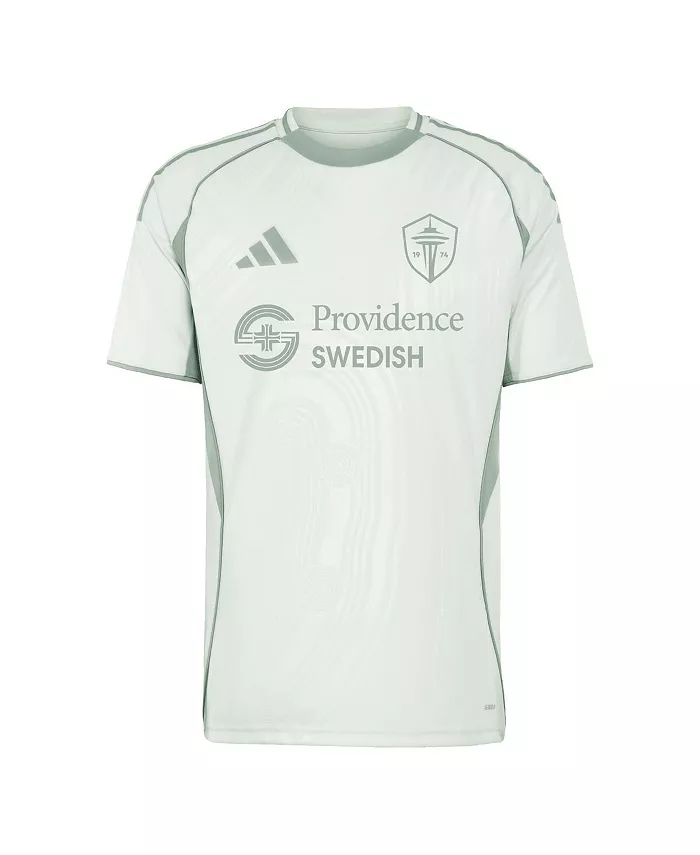 Мужская светло-зеленая предматчевая футболка Seattle Sounders FC 2025 One Planet adidas — фото 2