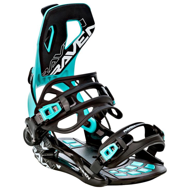 

Крепление для сноуборда ft360 черно-мятное - s Raven