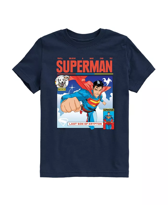 

Футболка с графическим принтом обложки комикса Big Boys Hybrid, синий