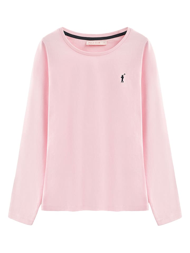 

Polo Club Футболка с длинными рукавами розового цвета