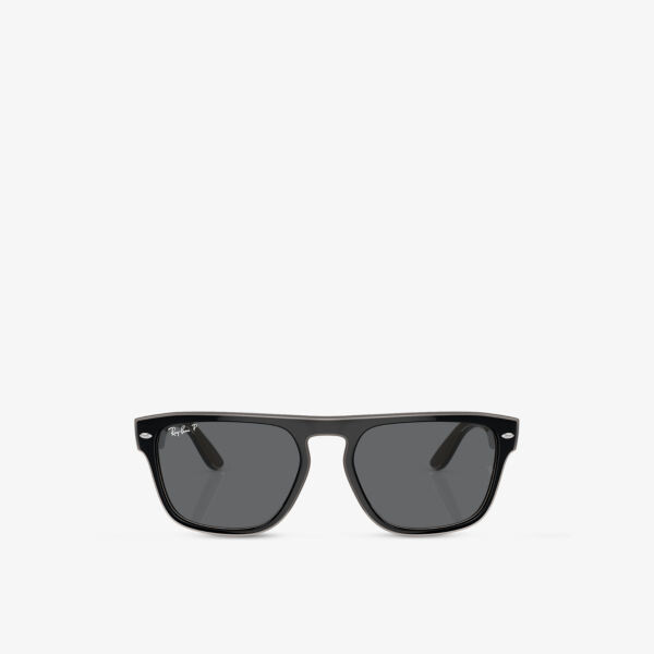 

Солнцезащитные очки RB4407 в квадратной оправе Ray-Ban, черный