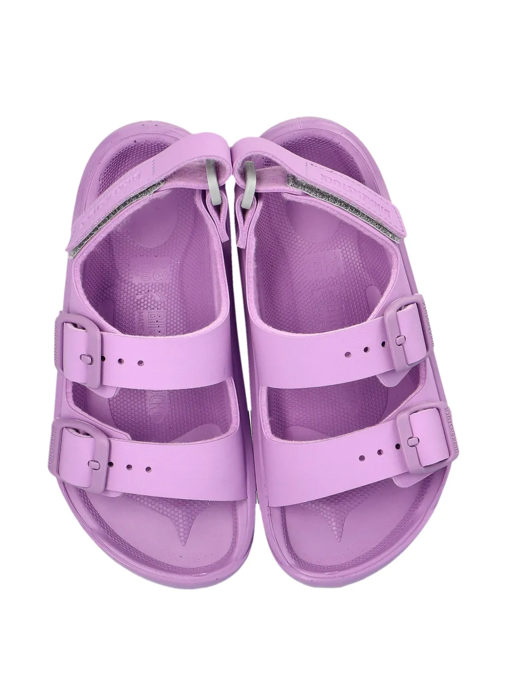 Кроссовки с ремешком-пряжкой Birkenstock Kids, фиолетовый — фото 4