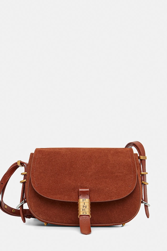 

Замшевая сумка Pinko, коричневый