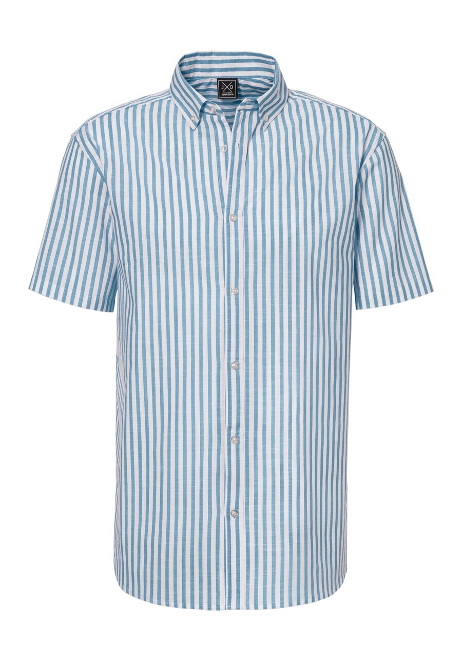 

Повседневная рубашка JOHN DEVIN Regular fit Button Up Shirt, синий