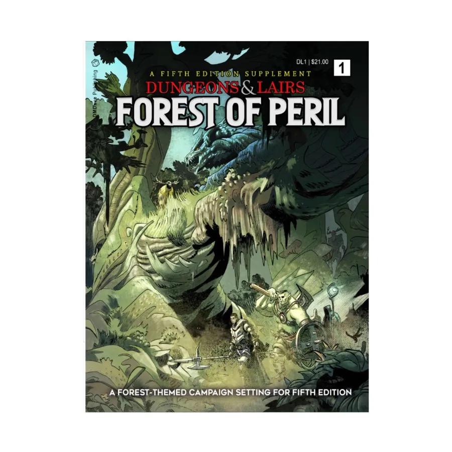 

Dungeons & Lairs #1 - Forest of Peril, Roleplaying Game (DMDave), мягкая обложка