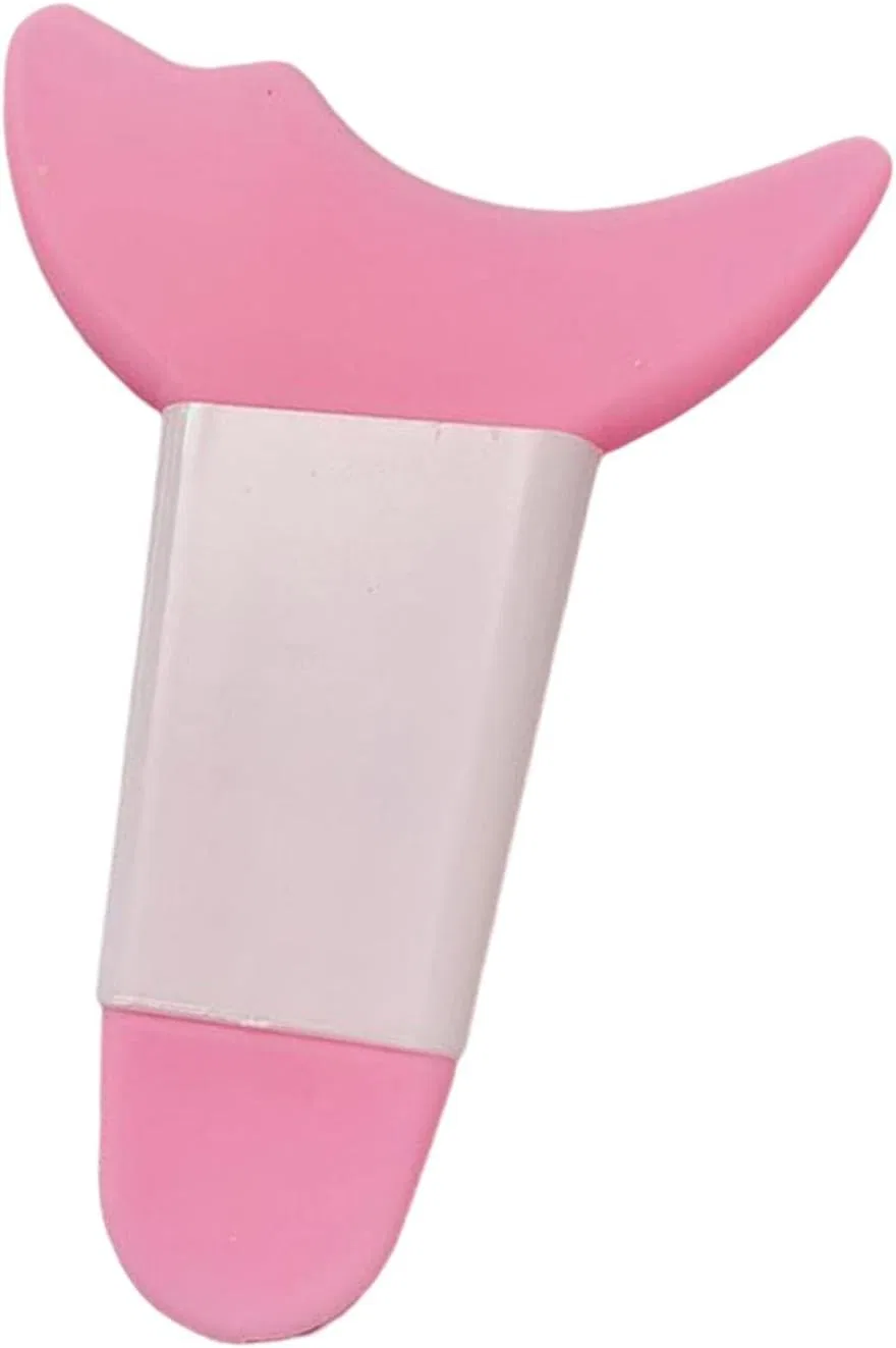 Трафарет для макияжа глаз Silicone Kodxylytix розовый 6.9x5 см